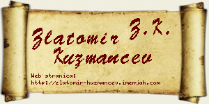 Zlatomir Kuzmančev vizit kartica